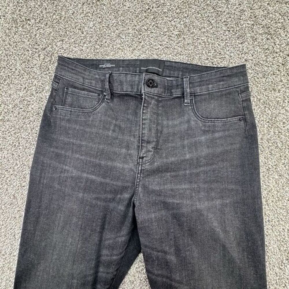White House Black Market Jeans Womens Large Regular Gray High Rise Mint